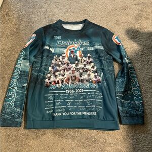 Miami Dolphins 55th Anniversary Sweatshirt men’s XL